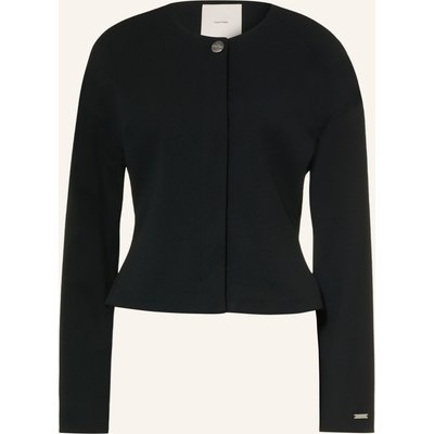 Calvin Klein Kastenjacke schwarz