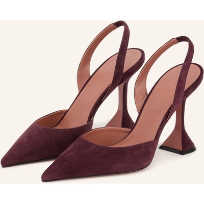 Amina Muaddi Slingpumps Holli rot