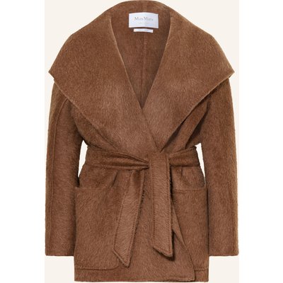 Max Mara Mantel Golf Mit Kamelhaar braun