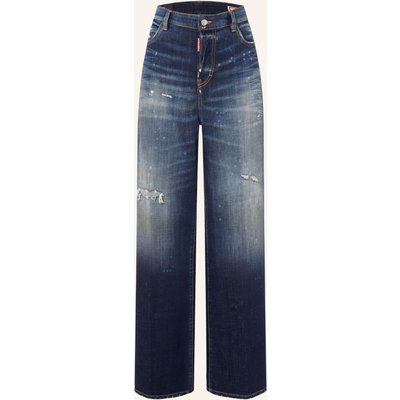 dsquared2 Wide Leg Jeans Baggy blau