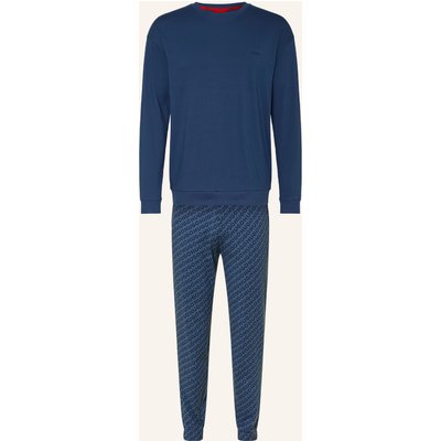 Hugo Schlafanzug Elion Aus Jersey blau