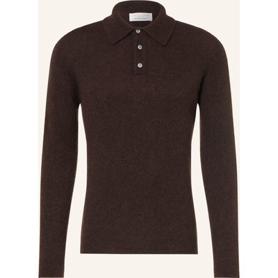 Roberto Collina Strick-Poloshirt Mit Cashmere braun