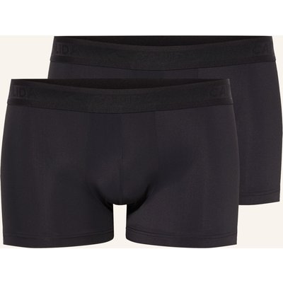 Calida 2er-Pack Boxershorts Micro Stretch schwarz