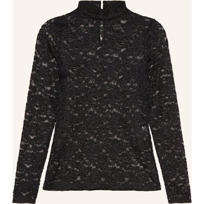 More & More Longsleeve Aus Spitze schwarz