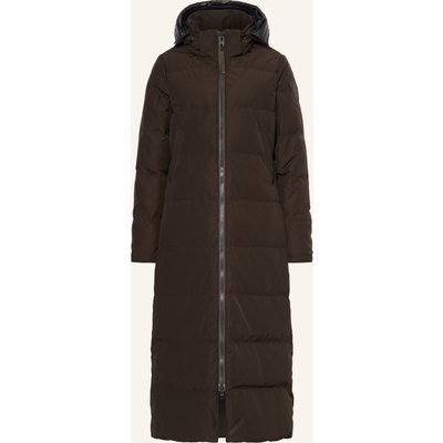 Canada Goose Daunenmantel Mystique Mit Abnehmbarer Kapuze braun