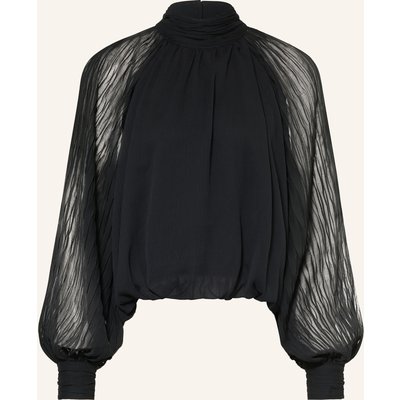 Y.A.S. Blusenshirt Mit Plissees schwarz