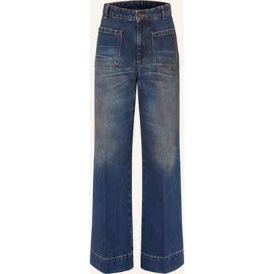Victoria Beckham Wide Leg Jeans Alina blau