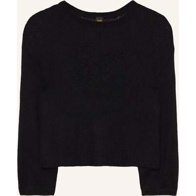 Boss Pullover Farazena Mit Mohair schwarz