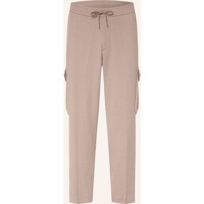 Boss Cargohose Urbanex Transit Tapered Fit Aus Flanell braun