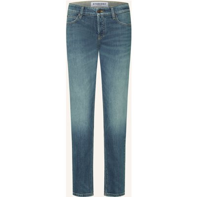 Cambio Straight Jeans Sofia blau