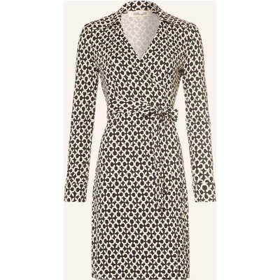 Diane Von Furstenberg Wickelkleid New Jeanne Aus Seide schwarz
