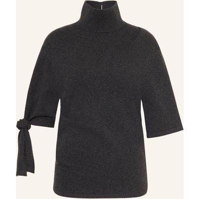 Jacquemus Pullover La Maille Fiocco Mit Merinowolle Und 3/4-Arm grau