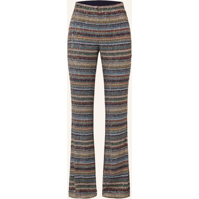 Missoni Strickhose Mit Pailletten Und Glitzergarn grau
