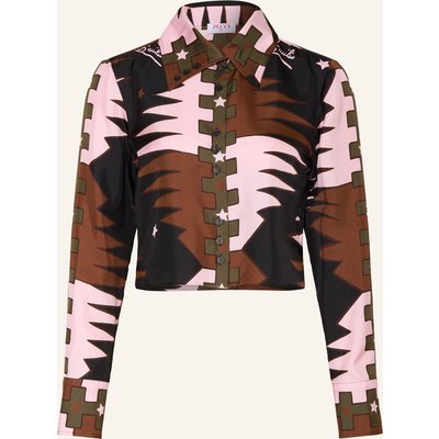 Pucci Hemdbluse Aus Seide gruen