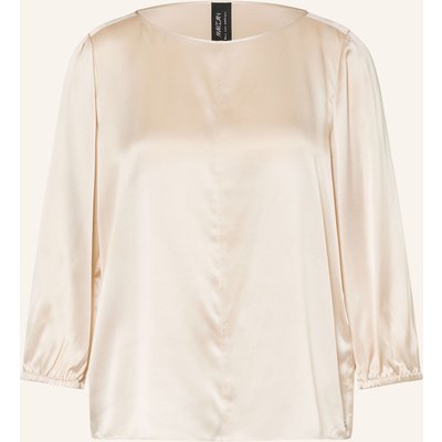 Marc Cain Blusenshirt Aus Seide Mit 3/4-Arm beige