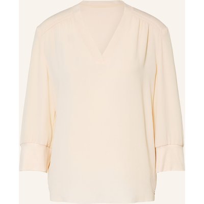 Marc Cain Blusenshirt Im Materialmix Mit 3/4-Arm beige
