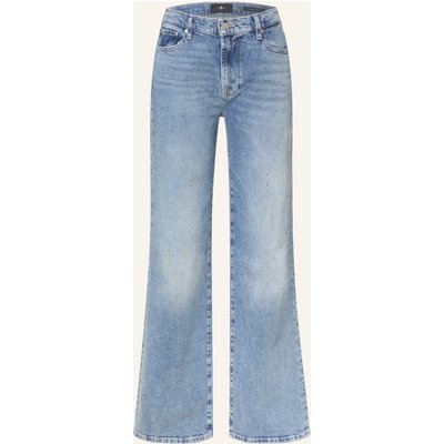 7 For All Mankind Bootcut Jeans Modern Dojo Mit Schmucksteinen blau