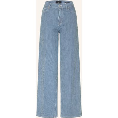 7 For All Mankind Wide Leg Jeans Tailorless Lotta blau