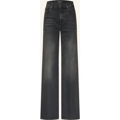 7 For All Mankind Wide Leg Jeans Lotta schwarz