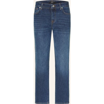 7 For All Mankind Straight Jeans Calie blau