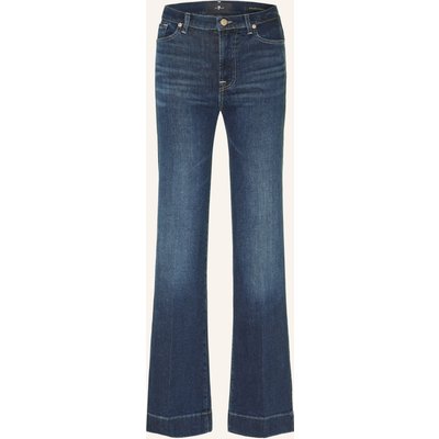 7 For All Mankind Wide Leg Jeans Modern Dojo blau