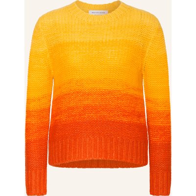 Iris Von Arnim Pullover Rainbow Degradé 50 Mit Cashmere orange