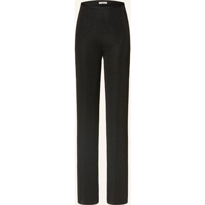 Dorothee Schumacher Marlenehose Soft Shimmer Mit Glitzergarn schwarz