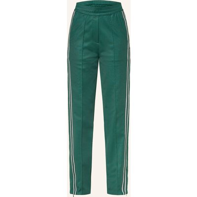 Dorothee Schumacher Piqué-Hose Everyday Cool Mit Galonstreifen gruen