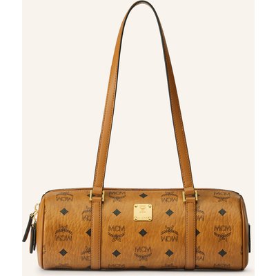 Mcm Schultertasche Aren Visetos braun