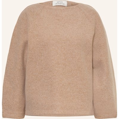 Opus Sweatshirt Gusera Mit 3/4-Arm braun