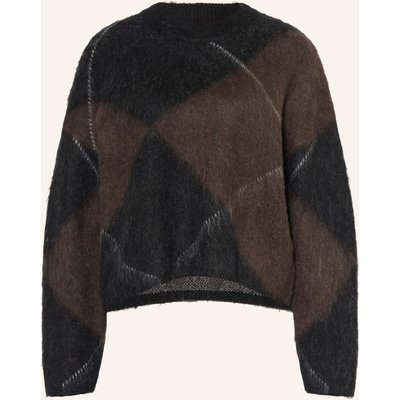 Opus Pullover Pargyle schwarz