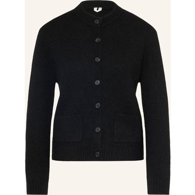 Arket Strickjacke Mit Alpaka schwarz