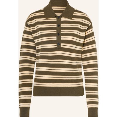 Arket Strick-Poloshirt Waida gruen