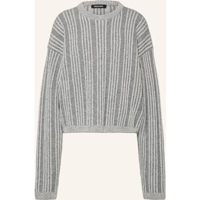 Black Palms Pullover Novie grau