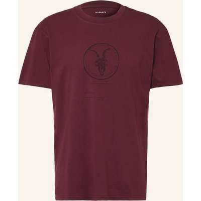 Allsaints T-Shirt Tier Hale rot