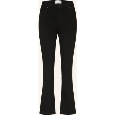 Frame Bootcut Jeans The Reboot Crop schwarz
