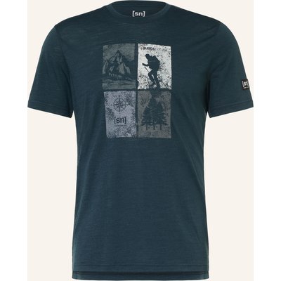 Super.Natural Funktionsshirt Go Hiking blau