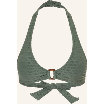 Watercult Neckholder-Bikini-Top Essentiel Twist gruen