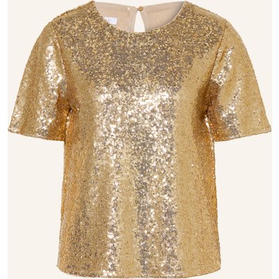 Hobbs Blusenshirt Lilibet Mit Pailletten gold