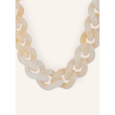 Vanessa Baroni Halskette Flat Chain weiss
