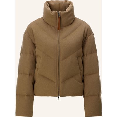Rich & Royal Daunenjacke Aus Flanell braun