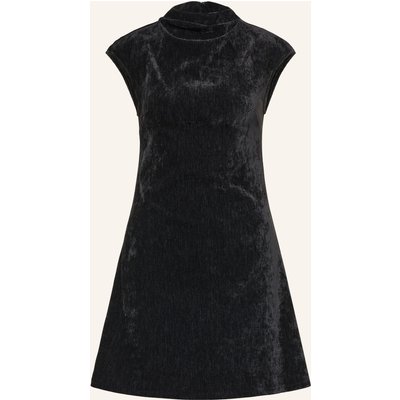 Mrs & Hugs Samtkleid schwarz