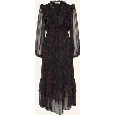 Ba&Sh Kleid Dova Mit Rüschen schwarz