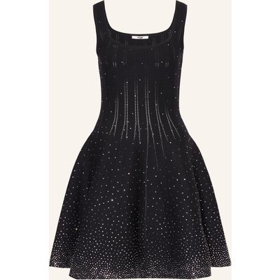 Maje Cocktailkleid Mit Schmucksteinen schwarz