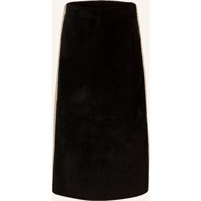 Claudie Pierlot Rock Mit Schmuckperlen schwarz