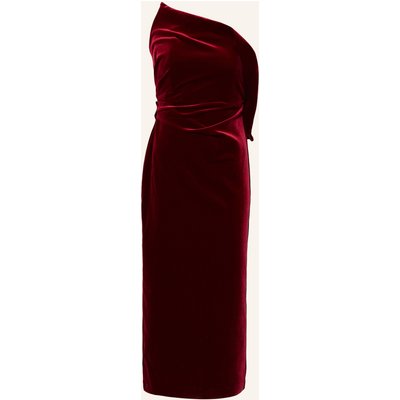 Reiss Off-Shoulder-Kleid Dasha Aus Samt Mit Volants rot