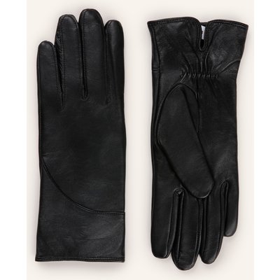 Reiss Lederhandschuhe schwarz
