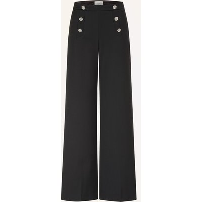 Claudie Pierlot Marlenehose Mit Schmucksteinen schwarz