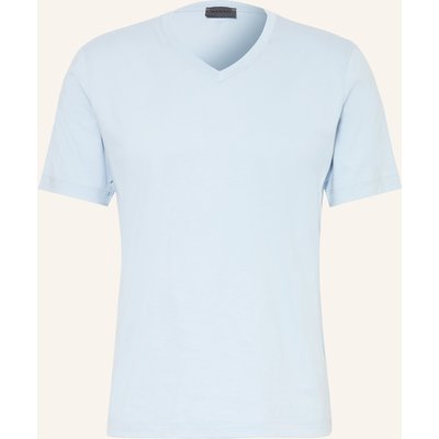 Hanro Schlafshirt Living blau