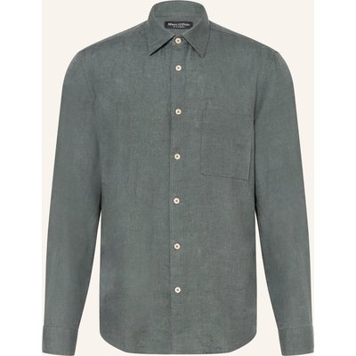 Marc O'polo Leinenhemd Regular Fit grau